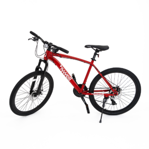 Bicicleta de montaña Bywell rodada 26" de 24 velocidades acero - Rojo