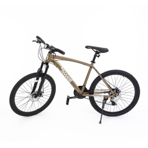 Bicicleta de montaña Bywell rodada 26" de 24 velocidades acero - Café
