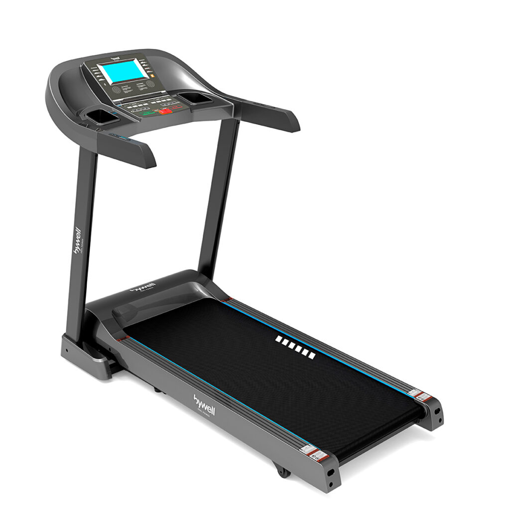 Caminadora Bywell 20 km/h Bluetooth 3.0 HP y Pantalla LCD