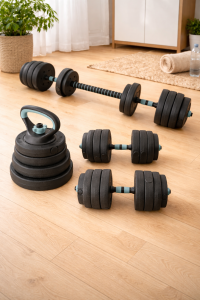 Set de Mancuernas Bywell Multifuncional y Ajustables