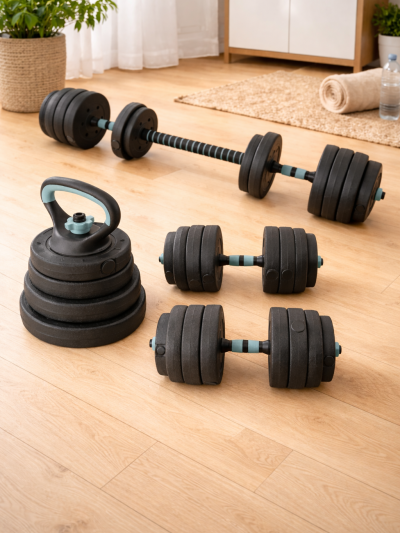 Set de Mancuernas Bywell Multifuncional y Ajustables