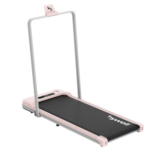 Caminadora Compacta Bywell Plegable con soporte 10km/hr - Rosa