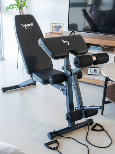Banco Multiposiciones Ajustable Gym Brazo Y Pierna Bywell