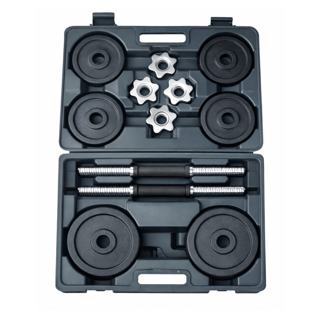 Kit De Mancuernas 20kg Bywell Ajustables 14pz Negro