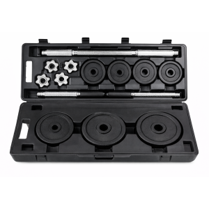 Kit De Mancuernas 30kg Ajustables 17pz Bywell Negro — Musculación | Bywell