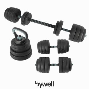 Juego de Pesas Ajustables de 30kg — Musculación | Bywell