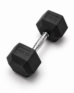 Mancuerna Hexagonal 40lb Bywell | Recubrimiento de Goma | Uso Profesional — Accesorios | Bywell