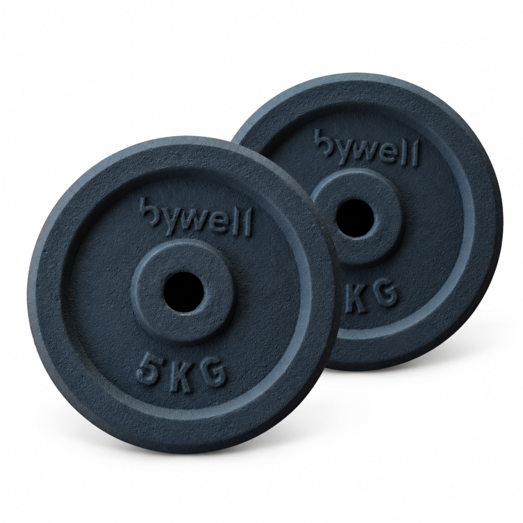 Disco de Peso Bywell 5kg Para Barra 1 Pulgada(25mm)